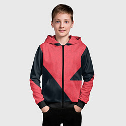 Толстовка на молнии детская VALORANT, цвет: 3D-черный — фото 2