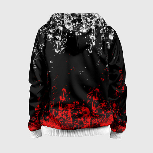 Детская толстовка на молнии VALORANT / 3D-Белый – фото 2