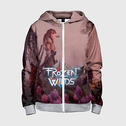 Толстовка на молнии детская HORIZON ZERO DAWN, цвет: 3D-меланж
