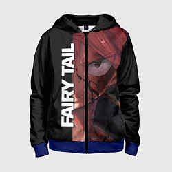 Толстовка на молнии детская FAIRY TAIL ХВОСТ ФЕИ, цвет: 3D-синий