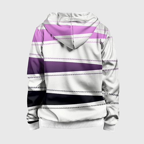 Детская толстовка на молнии У мeня / 3D-Белый – фото 2