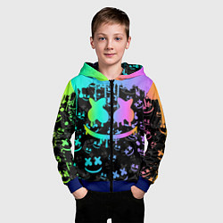 Толстовка на молнии детская MARSHMELLO, цвет: 3D-синий — фото 2