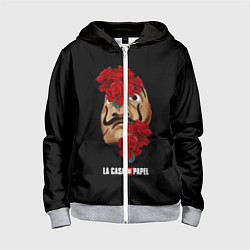 Детская толстовка на молнии БУМАЖНЫЙ ДОМ