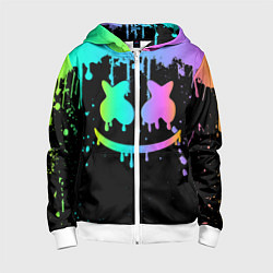 Толстовка на молнии детская MARSHMELLO, цвет: 3D-белый