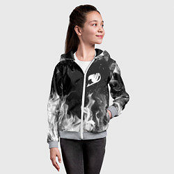 Толстовка на молнии детская FAIRY TAIL ХВОСТ ФЕИ, цвет: 3D-меланж — фото 2