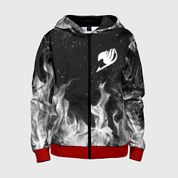 Толстовка на молнии детская FAIRY TAIL ХВОСТ ФЕИ, цвет: 3D-красный