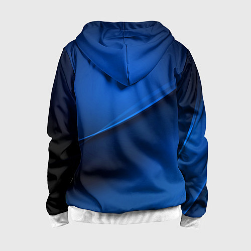 Детская толстовка на молнии VOLVO / 3D-Белый – фото 2