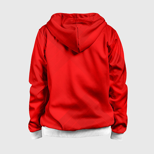 Детская толстовка на молнии ARSENAL / 3D-Белый – фото 2