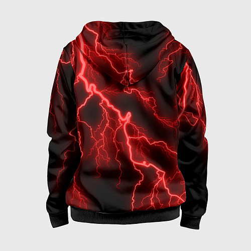 Детская толстовка на молнии TOYOTA / 3D-Черный – фото 2