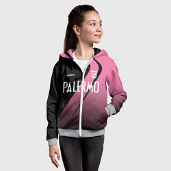 Толстовка на молнии детская PALERMO FC, цвет: 3D-меланж — фото 2