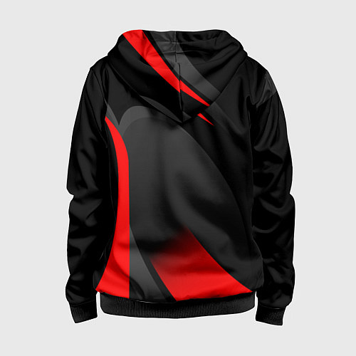 Детская толстовка на молнии FC Bayern Munchen / 3D-Черный – фото 2