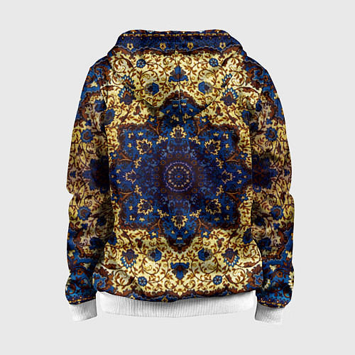 Детская толстовка на молнии Золотой ковер / 3D-Белый – фото 2