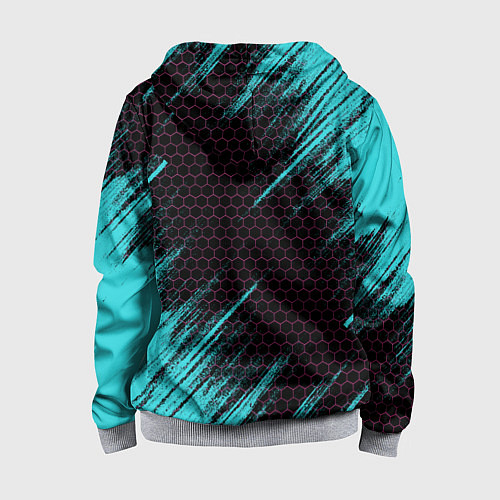 Детская толстовка на молнии ФОЛЛ ГАЙС / 3D-Меланж – фото 2