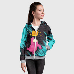 Толстовка на молнии детская ФОЛЛ ГАЙС, цвет: 3D-меланж — фото 2