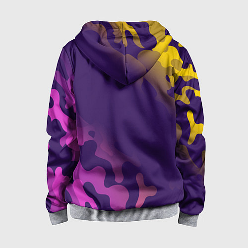 Детская толстовка на молнии RAINBOW SIX SIEGE РАДУГА 6 / 3D-Меланж – фото 2