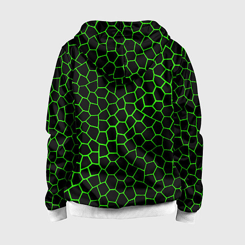 Детская толстовка на молнии Minecraft / 3D-Белый – фото 2