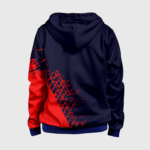 Детская толстовка на молнии TOYOTA ТОЙОТА / 3D-Синий – фото 2