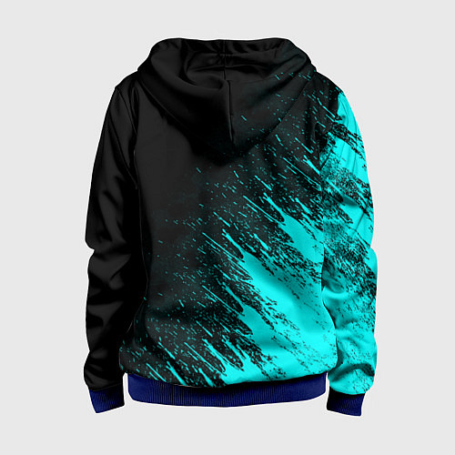 Детская толстовка на молнии Assassins Creed Valhalla / 3D-Синий – фото 2