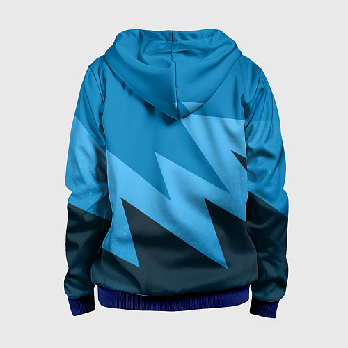 Детская толстовка на молнии РОТОР Волгоград / 3D-Синий – фото 2