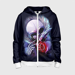 Детская толстовка на молнии UNDERTALE SANS