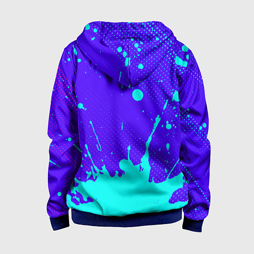 Детская толстовка на молнии AMONG US АМОНГ АС / 3D-Синий – фото 2