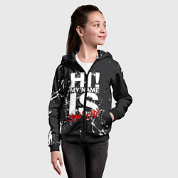 Толстовка на молнии детская EMINEM, цвет: 3D-черный — фото 2