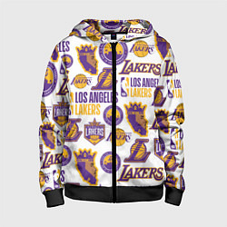 Детская толстовка на молнии LAKERS LOGO