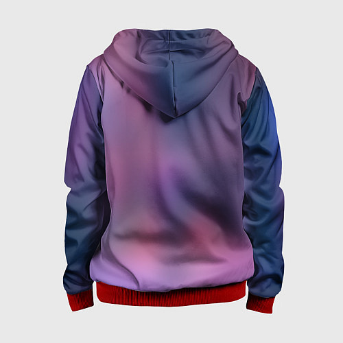 Детская толстовка на молнии Урарака Очако / 3D-Красный – фото 2