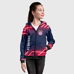 Толстовка на молнии детская БАВАРИЯ, цвет: 3D-черный — фото 2
