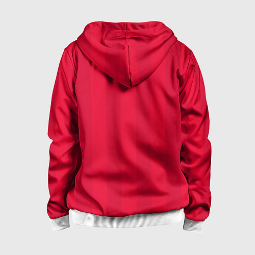 Детская толстовка на молнии BAYERN 2021 - ДОМАШНЯЯ / 3D-Белый – фото 2