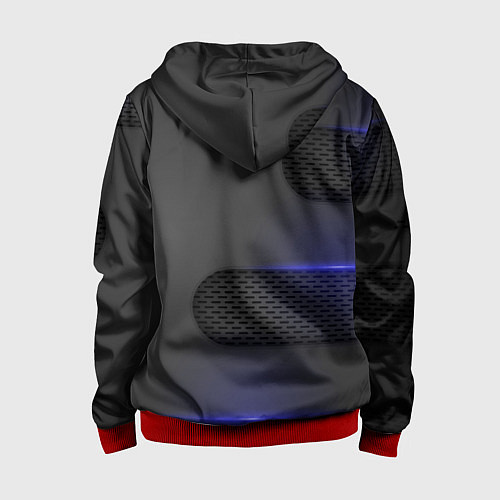 Детская толстовка на молнии SUBARU / 3D-Красный – фото 2