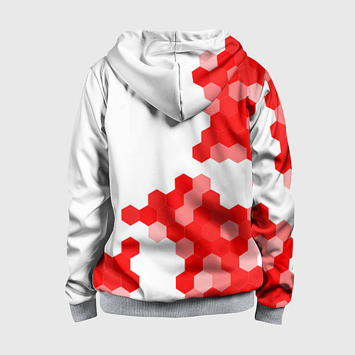 Детская толстовка на молнии AMONG US - IMPOSTOR / 3D-Меланж – фото 2