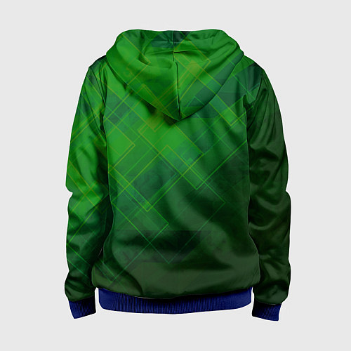 Детская толстовка на молнии Доктор Стоун / 3D-Синий – фото 2