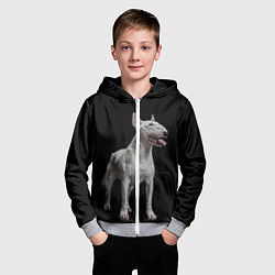 Толстовка на молнии детская Bully, цвет: 3D-меланж — фото 2