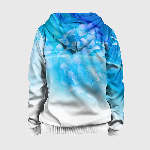 Детская толстовка на молнии Рем / 3D-Белый – фото 2