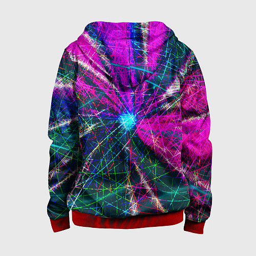 Детская толстовка на молнии Танджиро Камадо / 3D-Красный – фото 2