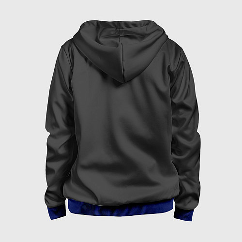 Детская толстовка на молнии Евангилион / 3D-Синий – фото 2