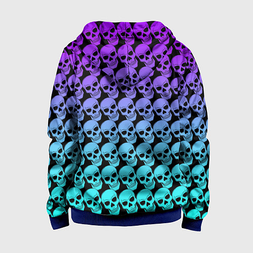 Детская толстовка на молнии Phonk-это моя жизнь / 3D-Синий – фото 2