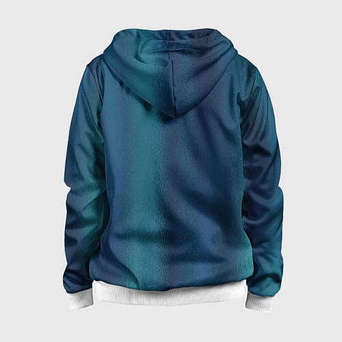 Детская толстовка на молнии ТЫ - Венера, Я - Юпитер В Дмитриенко / 3D-Белый – фото 2