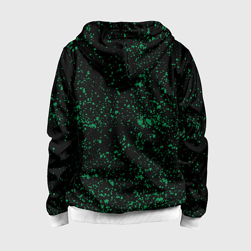 Детская толстовка на молнии LAND ROVER / 3D-Белый – фото 2