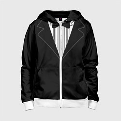 Детская толстовка на молнии Смокинг 2