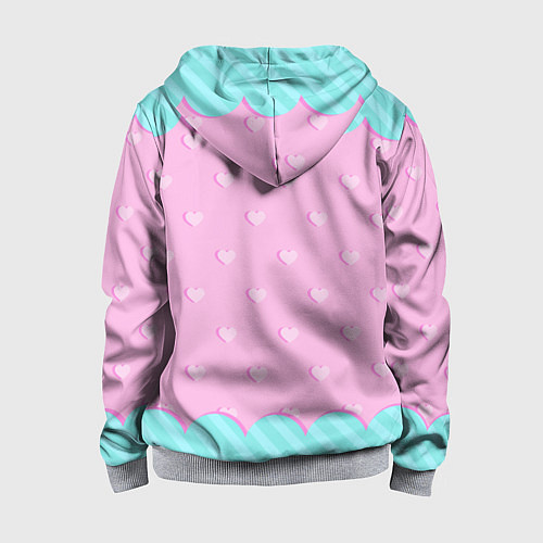 Детская толстовка на молнии Обещанный Неверленд / 3D-Меланж – фото 2