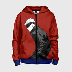 Детская толстовка на молнии Годжо Магическая Битва арт02