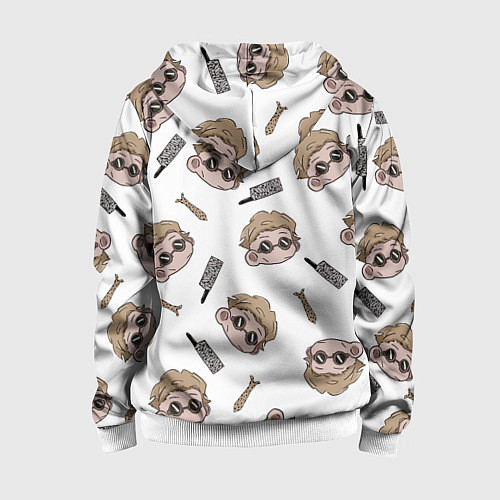 Детская толстовка на молнии Нанами Кенто Магическая битва / 3D-Белый – фото 2