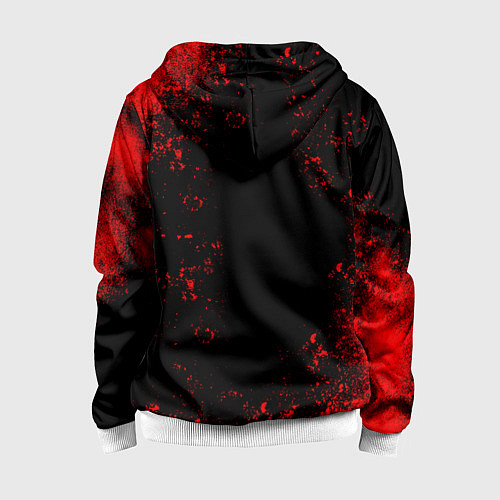 Детская толстовка на молнии FLY HIGH ВОЛЕЙБОЛ!! / 3D-Белый – фото 2