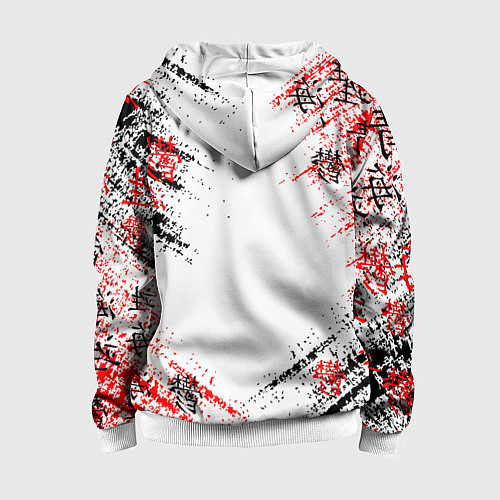 Детская толстовка на молнии ТОКИЙСКИЙ ГУЛЬ КЕН КАНЕКИ / 3D-Белый – фото 2