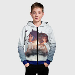 Толстовка на молнии детская Life is strange Remaster, цвет: 3D-синий — фото 2