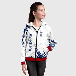 Толстовка на молнии детская TOTTENHAM HOTSPUR, цвет: 3D-красный — фото 2