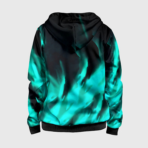 Детская толстовка на молнии Улькиорра Сифер Ulquiorra / 3D-Черный – фото 2