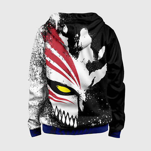 Детская толстовка на молнии БЛИЧ МАСКА BLEACH / 3D-Синий – фото 2